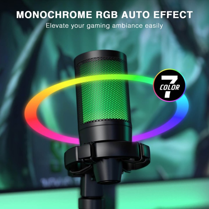 FIFINE AmpliGame A2 – Micro USB à condensateur RGB