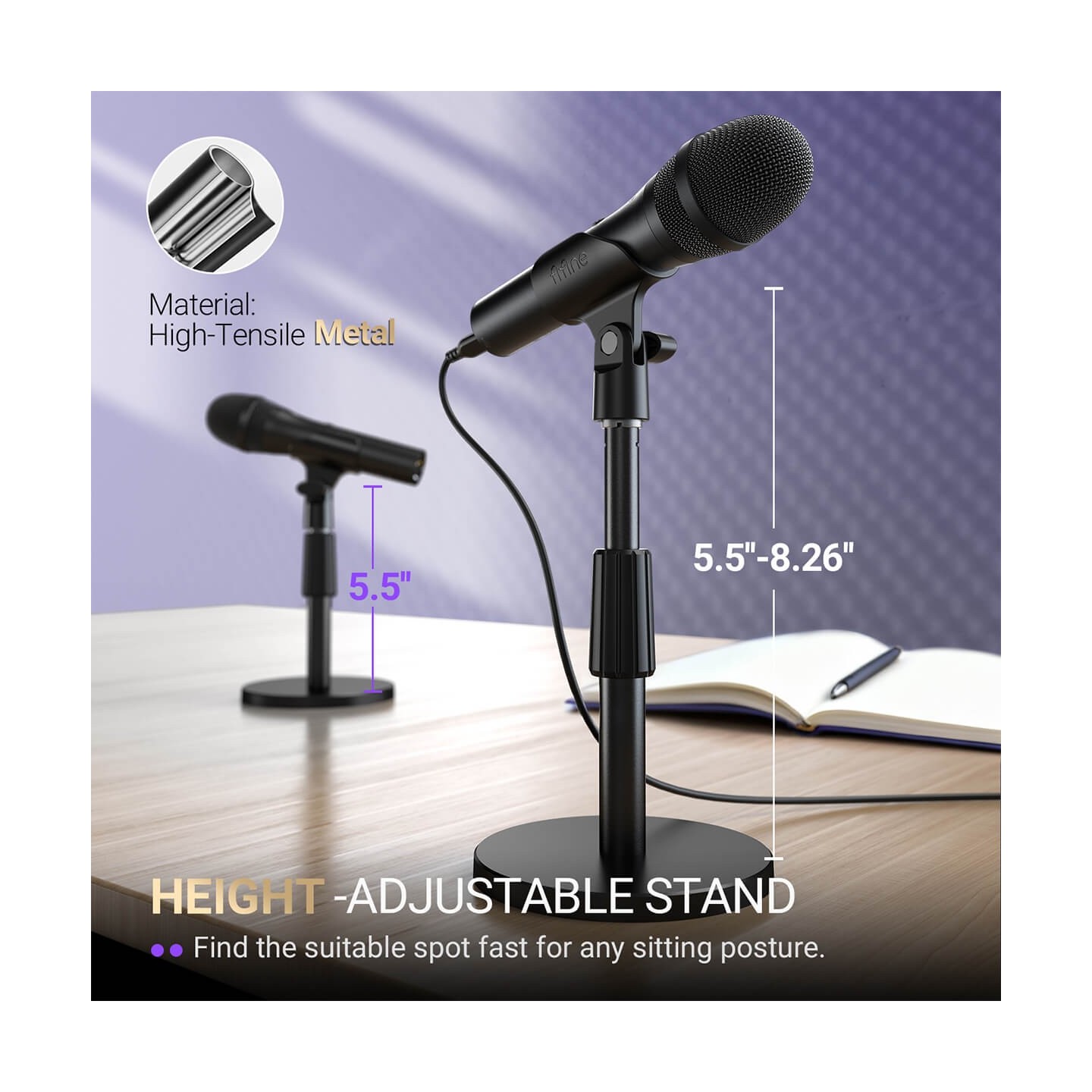 FIFINE AmpliTank Tank2 – Micro dynamique USB/XLR