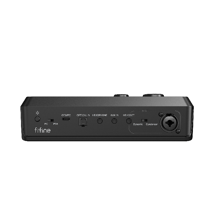 FIFINE AmpliGame SC8 – Mixeur audio gaming RGB