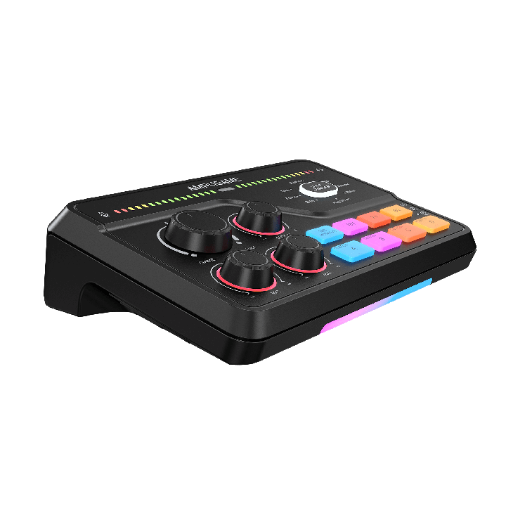 FIFINE AmpliGame SC8 – Mixeur audio gaming RGB