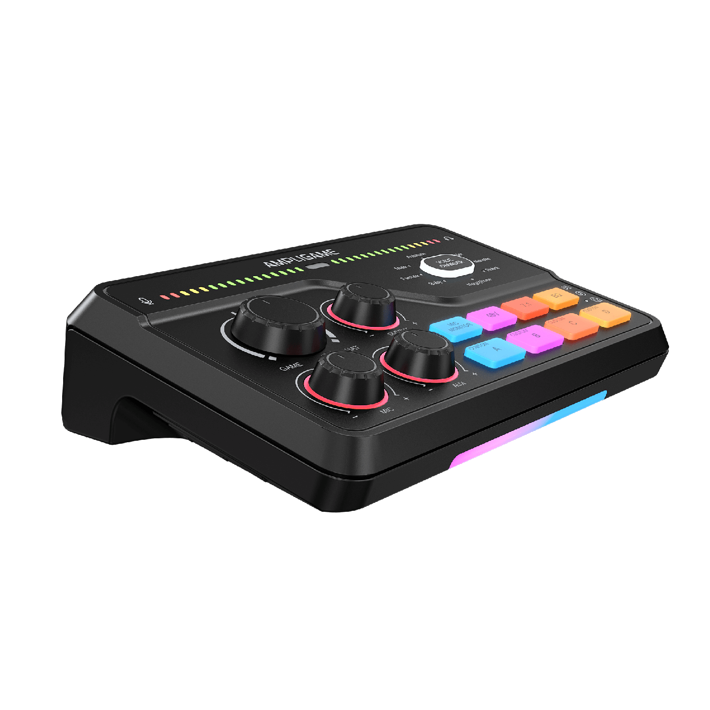 FIFINE AmpliGame SC8 – Mixeur audio gaming RGB