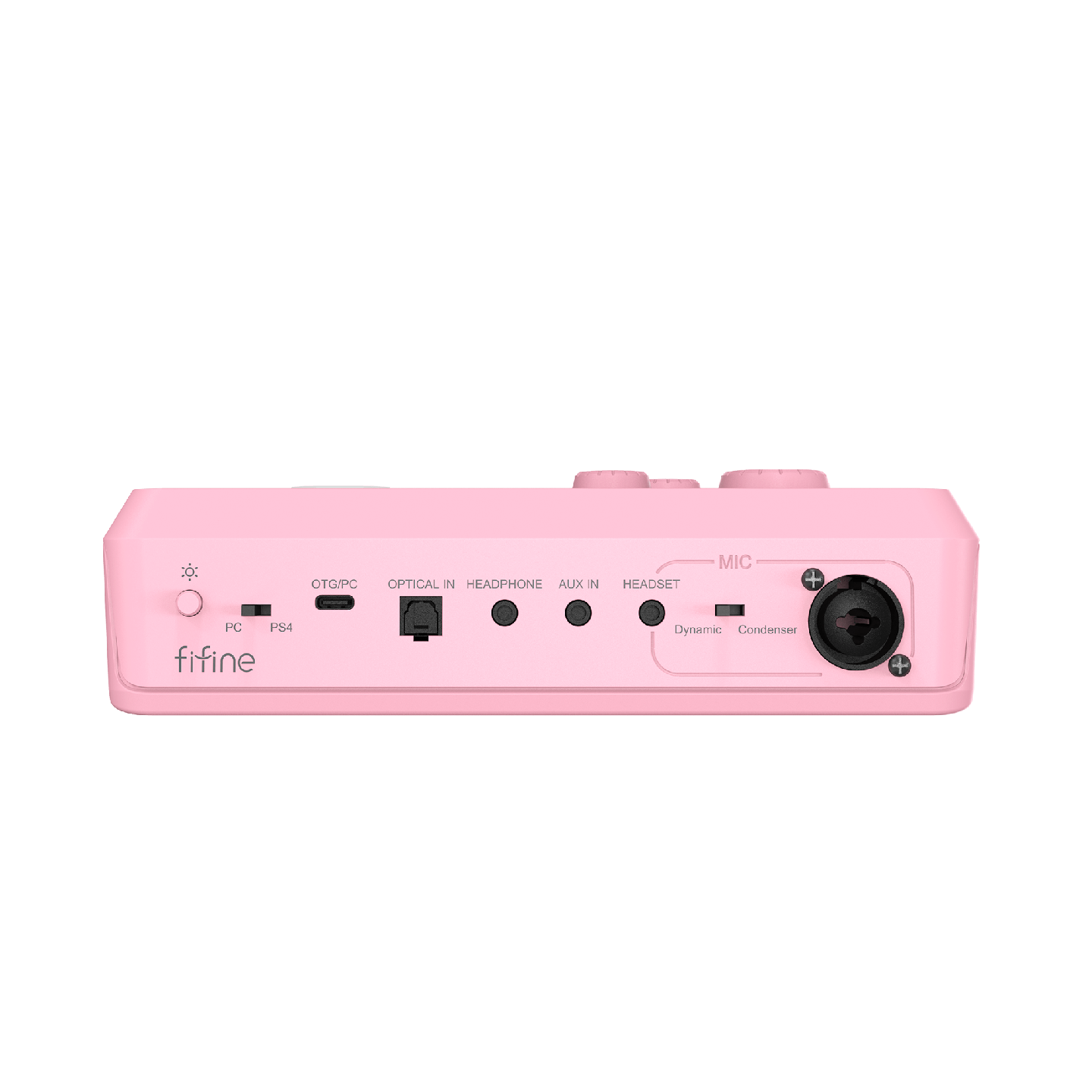 FIFINE AmpliGame SC8 – Mixeur audio gaming RGB