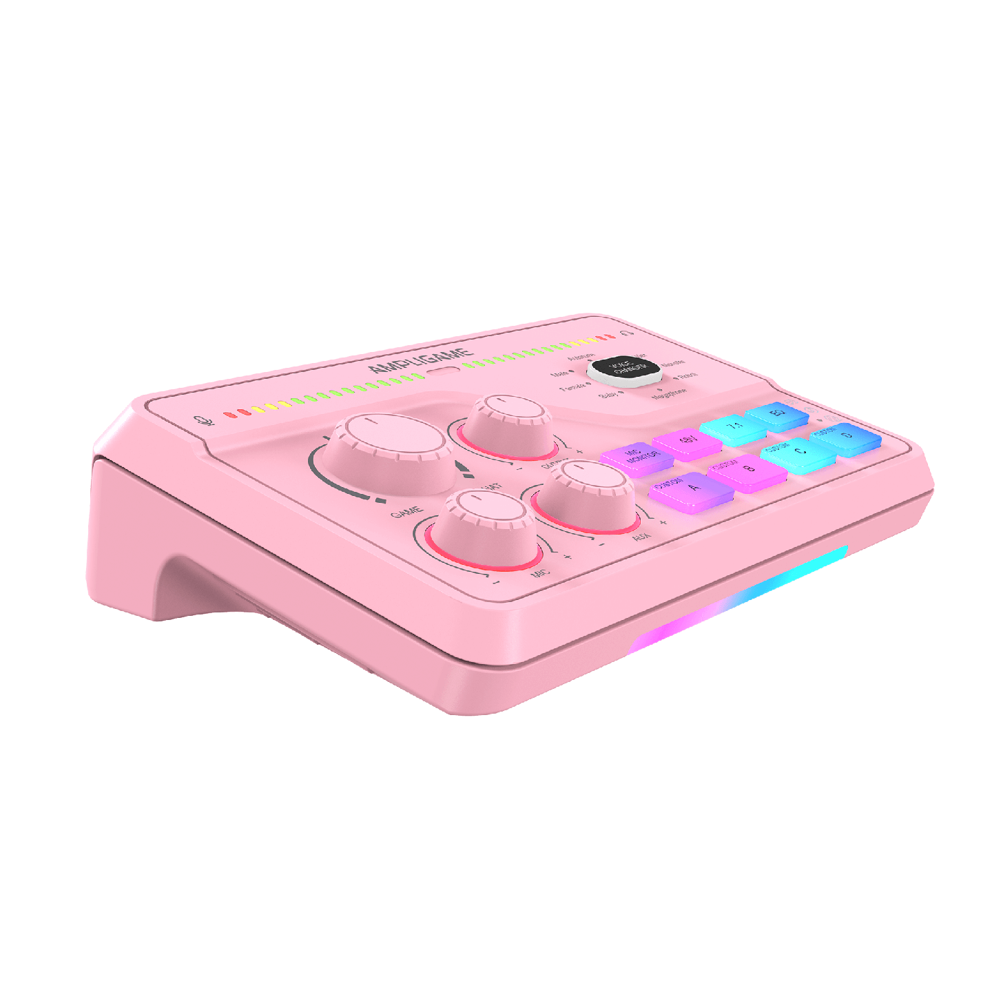 FIFINE AmpliGame SC8 – Mixeur audio gaming RGB