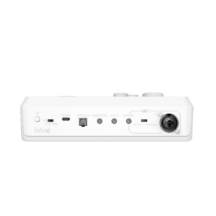 FIFINE AmpliGame SC8 – Mixeur audio gaming RGB