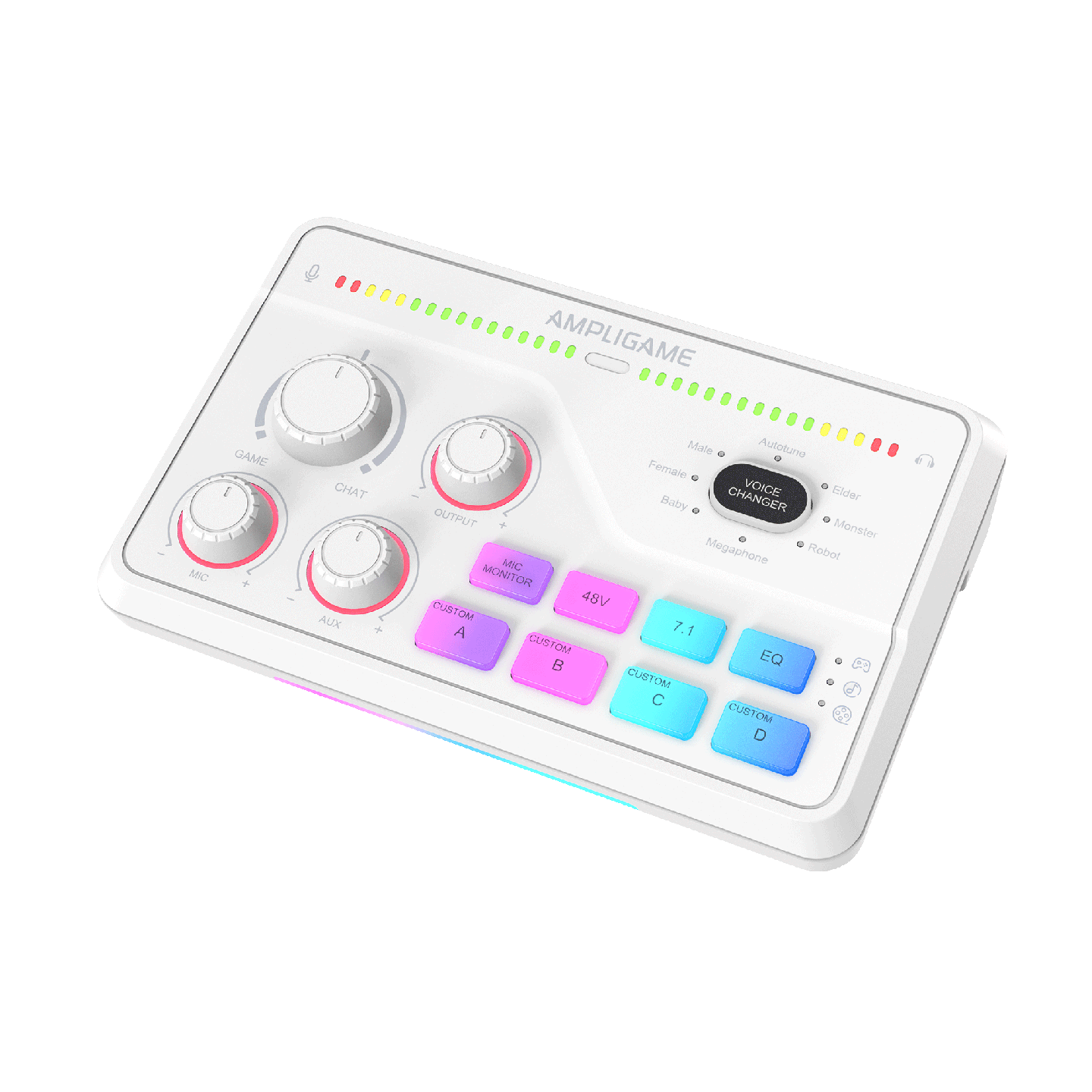 FIFINE AmpliGame SC8 – Mixeur audio gaming RGB