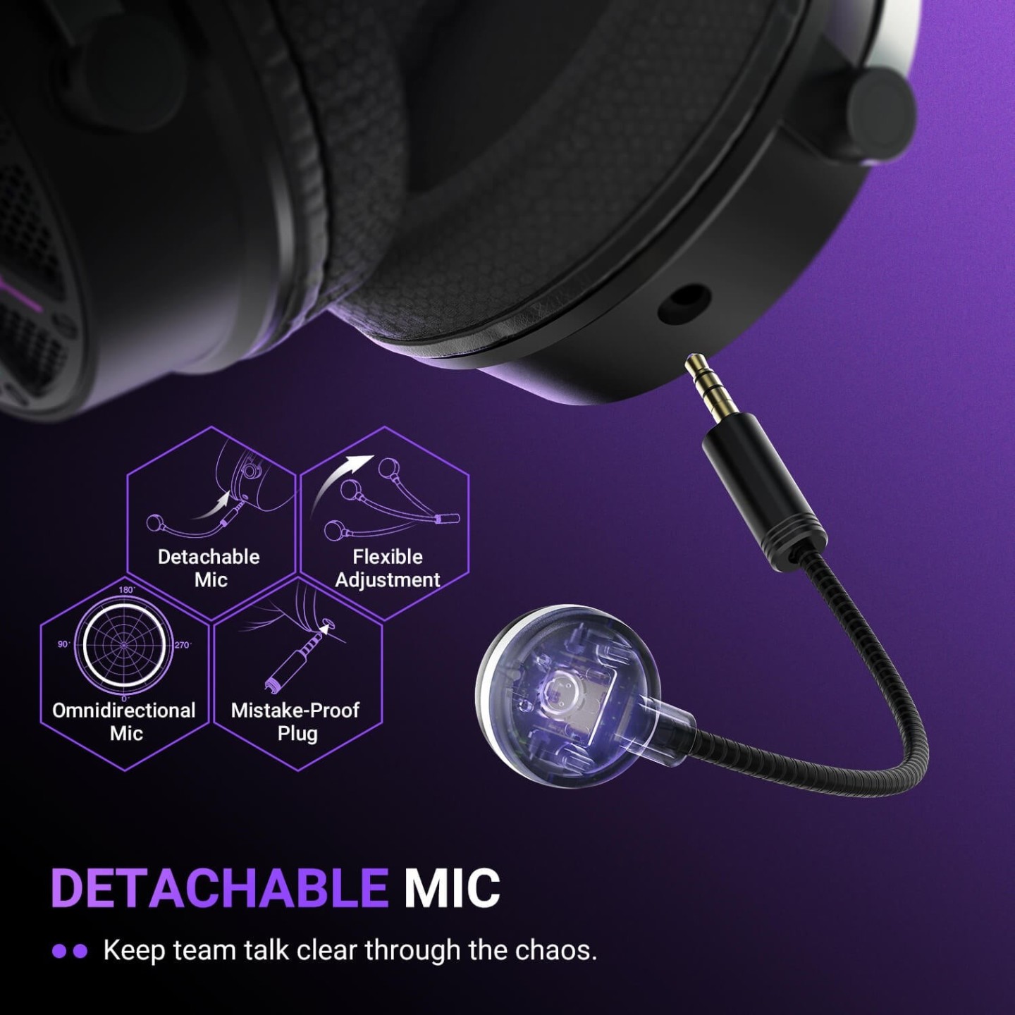 FIFINE AmpliGame H19 – Casque gaming filaire ouvert RGB