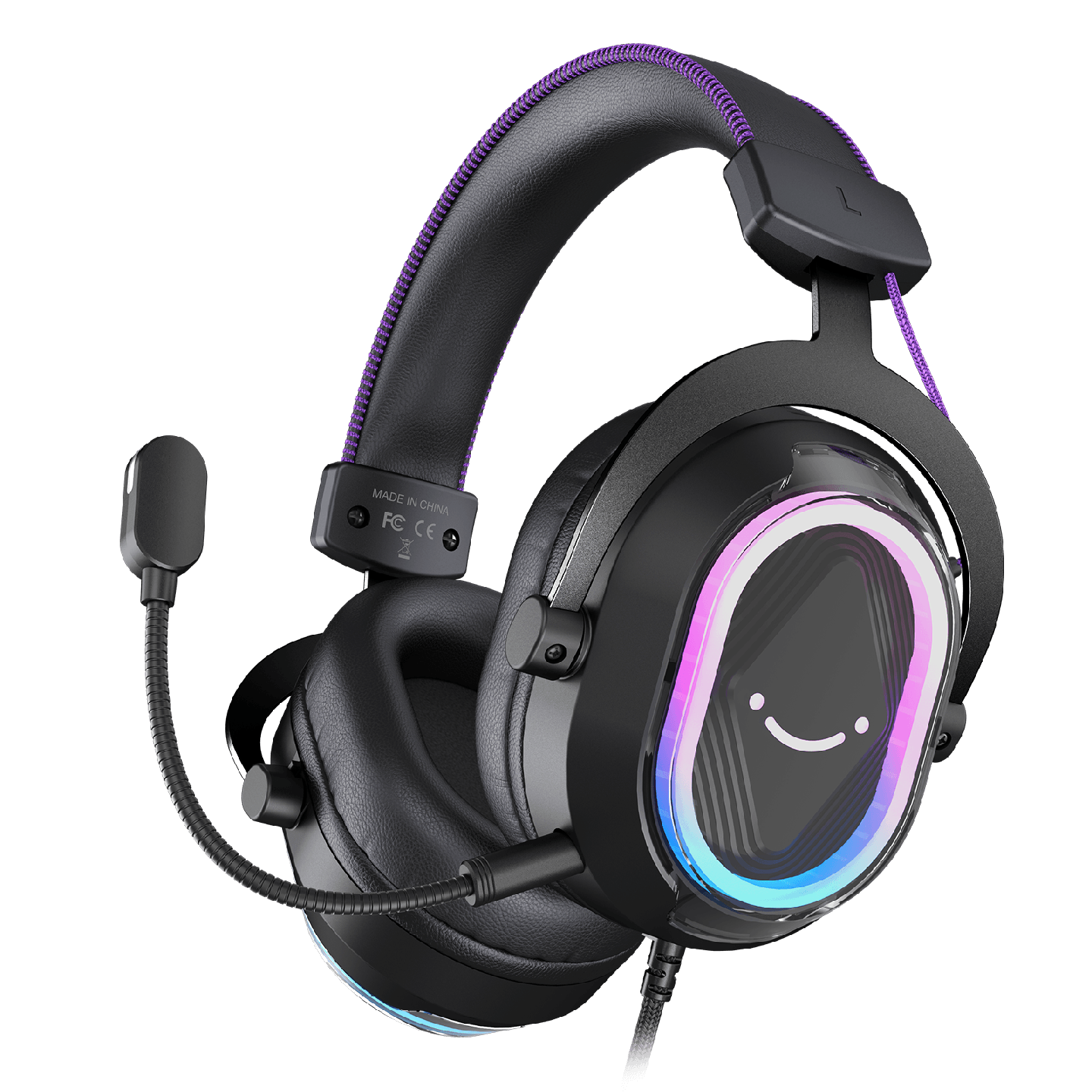 FIFINE AmpliGame H13 – Casque gaming filaire USB RGB