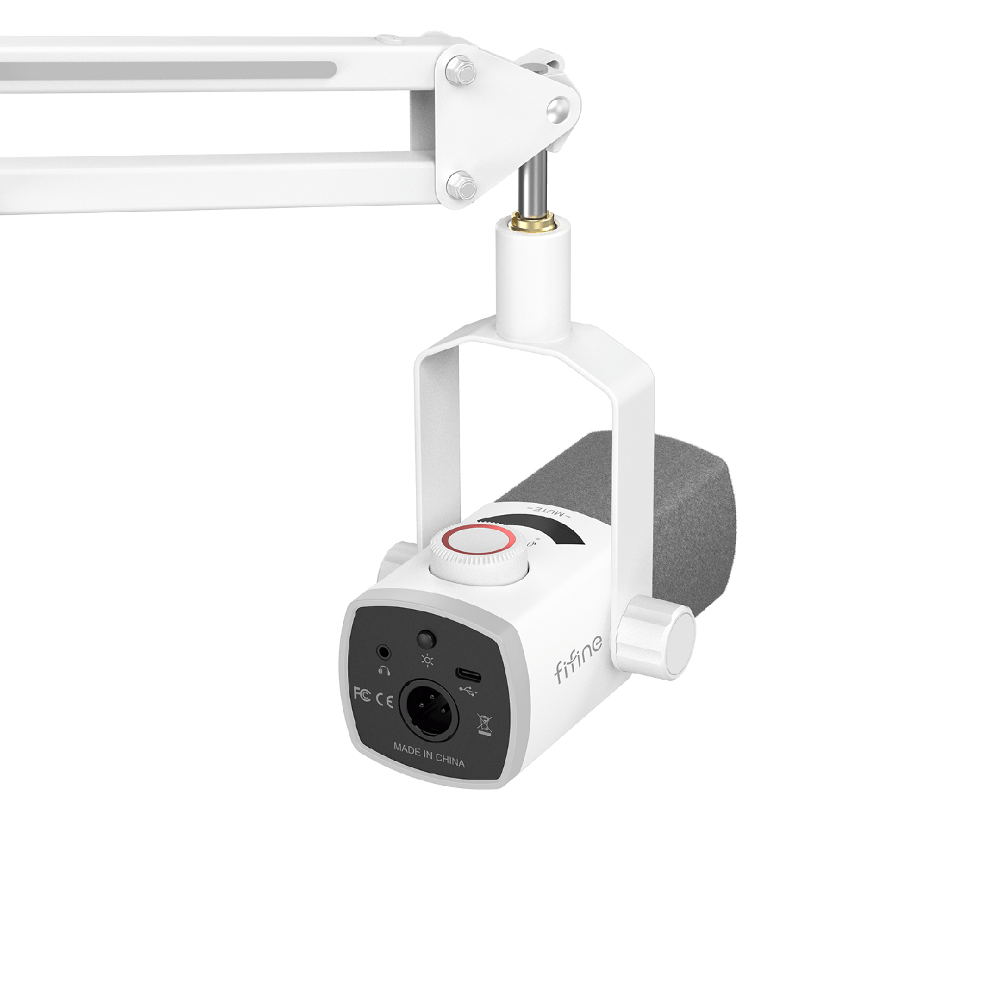 FIFINE AmpliGame AM8PROT – Kit micro dynamique USB/XLR avec bras RGB