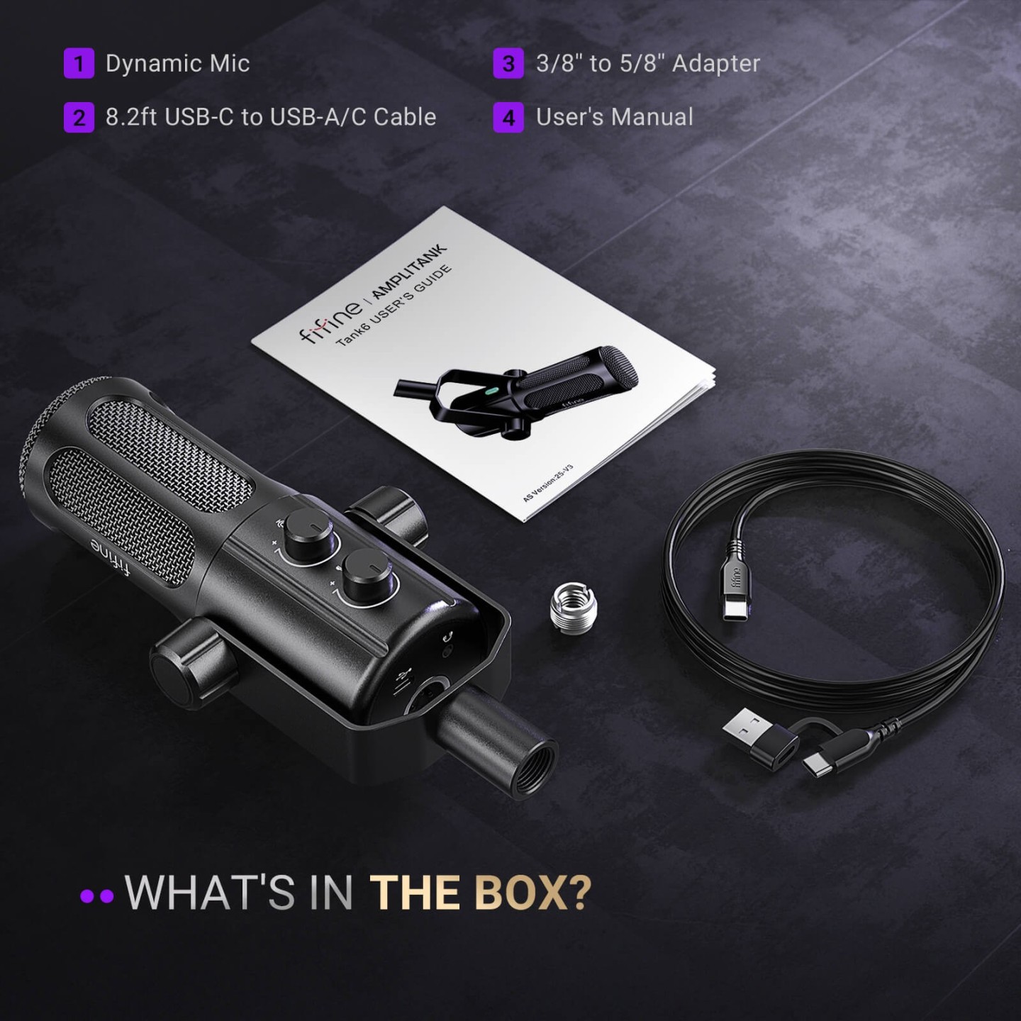 FIFINE AmpliTank Tank6 – Micro dynamique USB/XLR