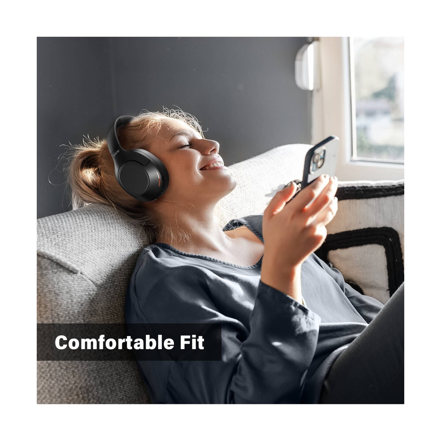 FIFINE X3 – Casque Bluetooth sans fil à réduction de bruit active