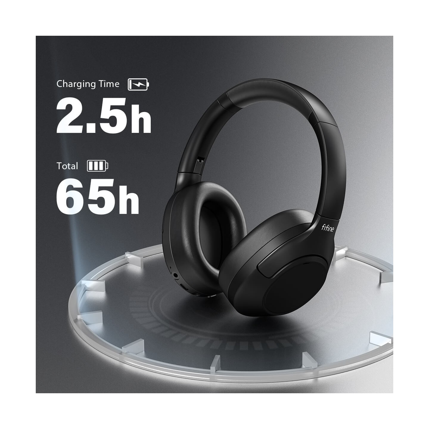 FIFINE X3 – Casque Bluetooth sans fil à réduction de bruit active