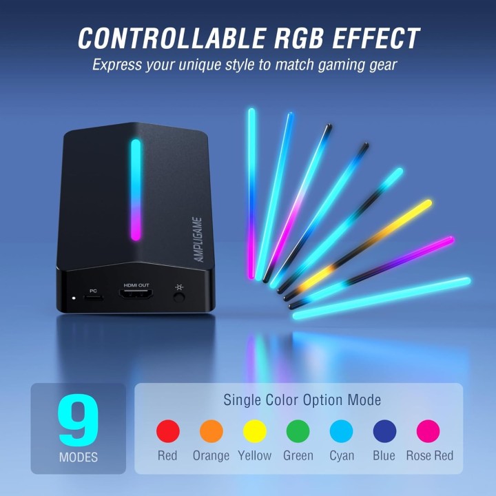 FIFINE AmpliGame V3 – Carte de capture HD 4K/2K/1080p avec RGB