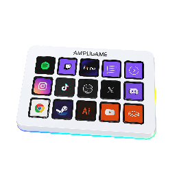 FIFINE AmpliGame D6 – Contrôleur de stream à 15 touches avec RGB