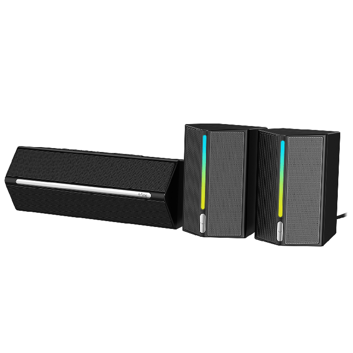 FIFINE AmpliGame A22 – Enceintes Bluetooth avec éclairage RGB