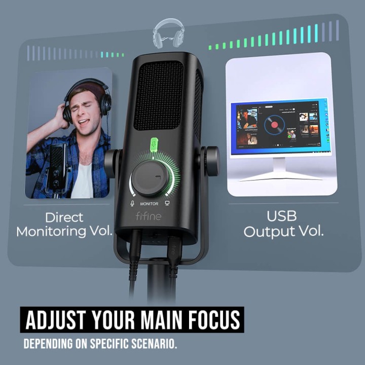 FIFINE AmpliTank Profile3 – Micro à condensateur USB