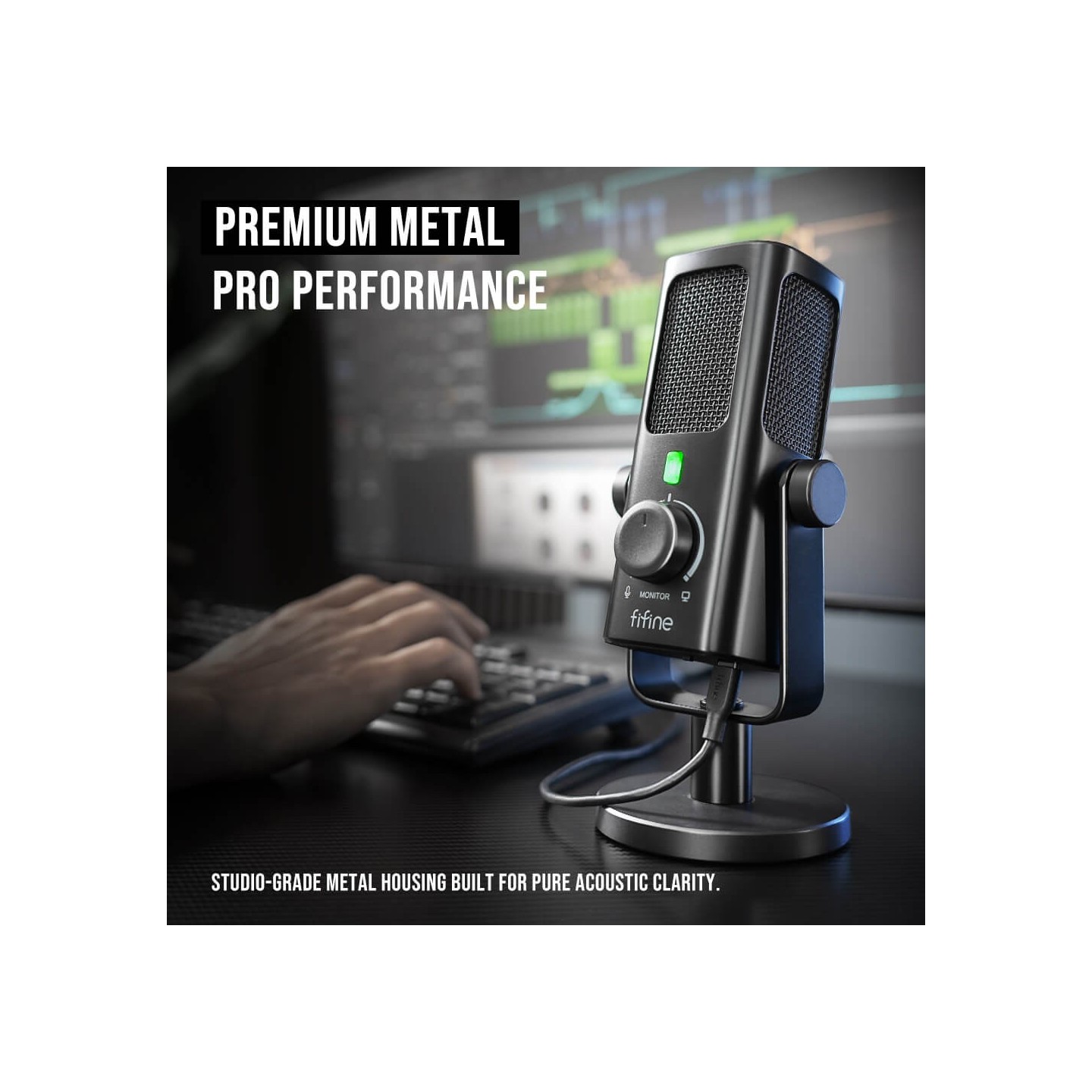 FIFINE AmpliTank Profile3 – Micro à condensateur USB