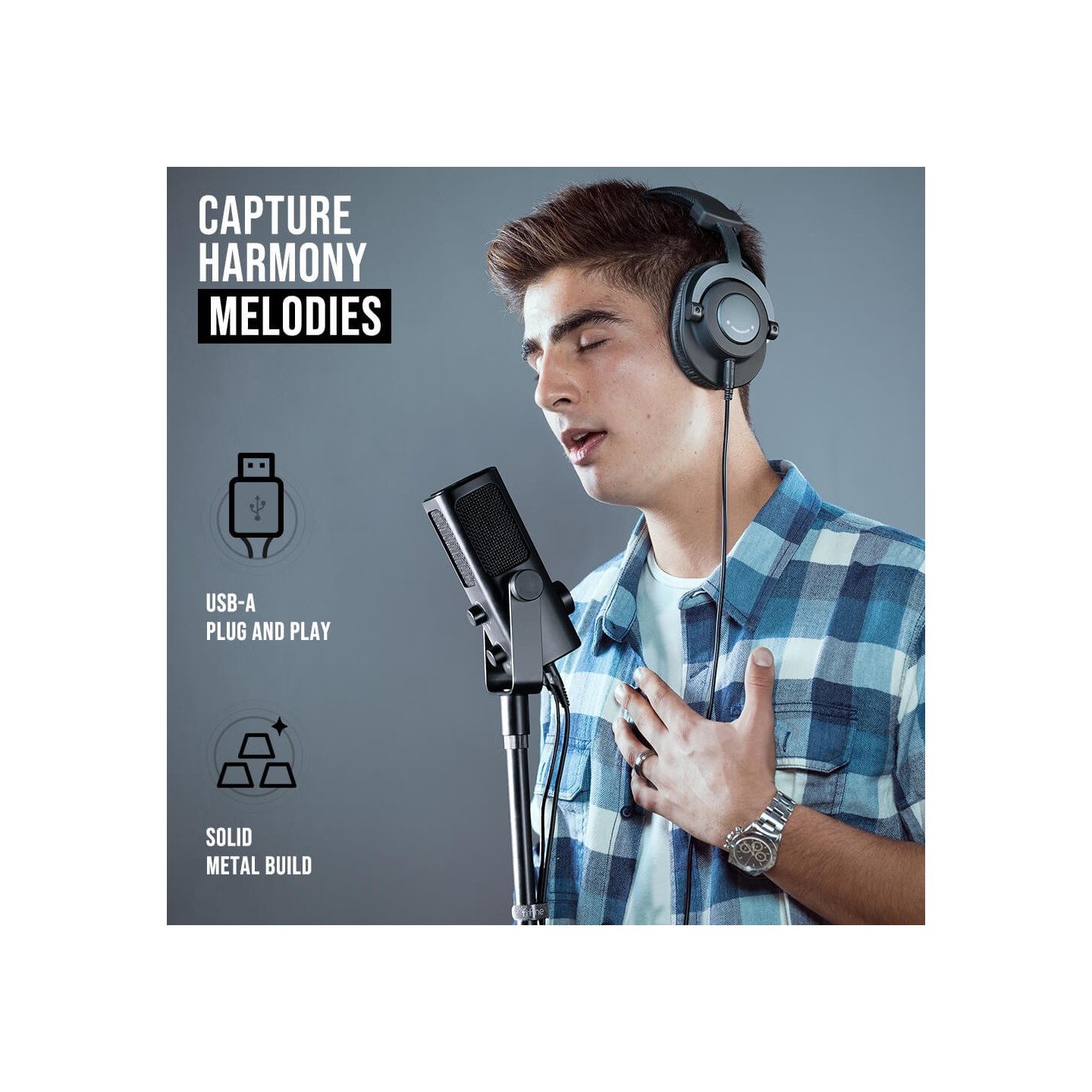 FIFINE AmpliTank Profile3 – Micro à condensateur USB