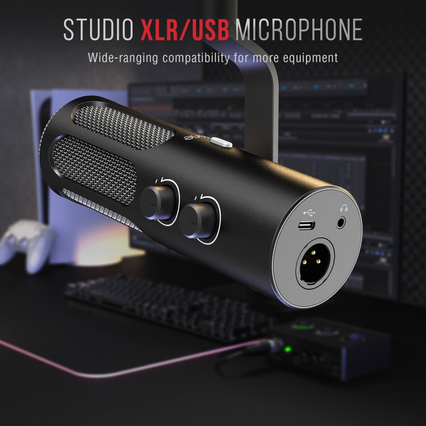 FIFINE AmpliTank Tank3 – Micro dynamique USB/XLR