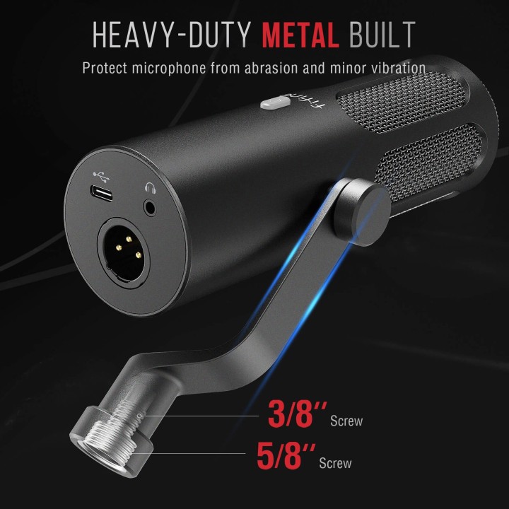 FIFINE AmpliTank Tank3 – Micro dynamique USB/XLR