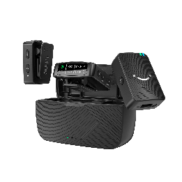 FIFINE M9 – Micros-cravates sans fil doubles avec boîtier de charge