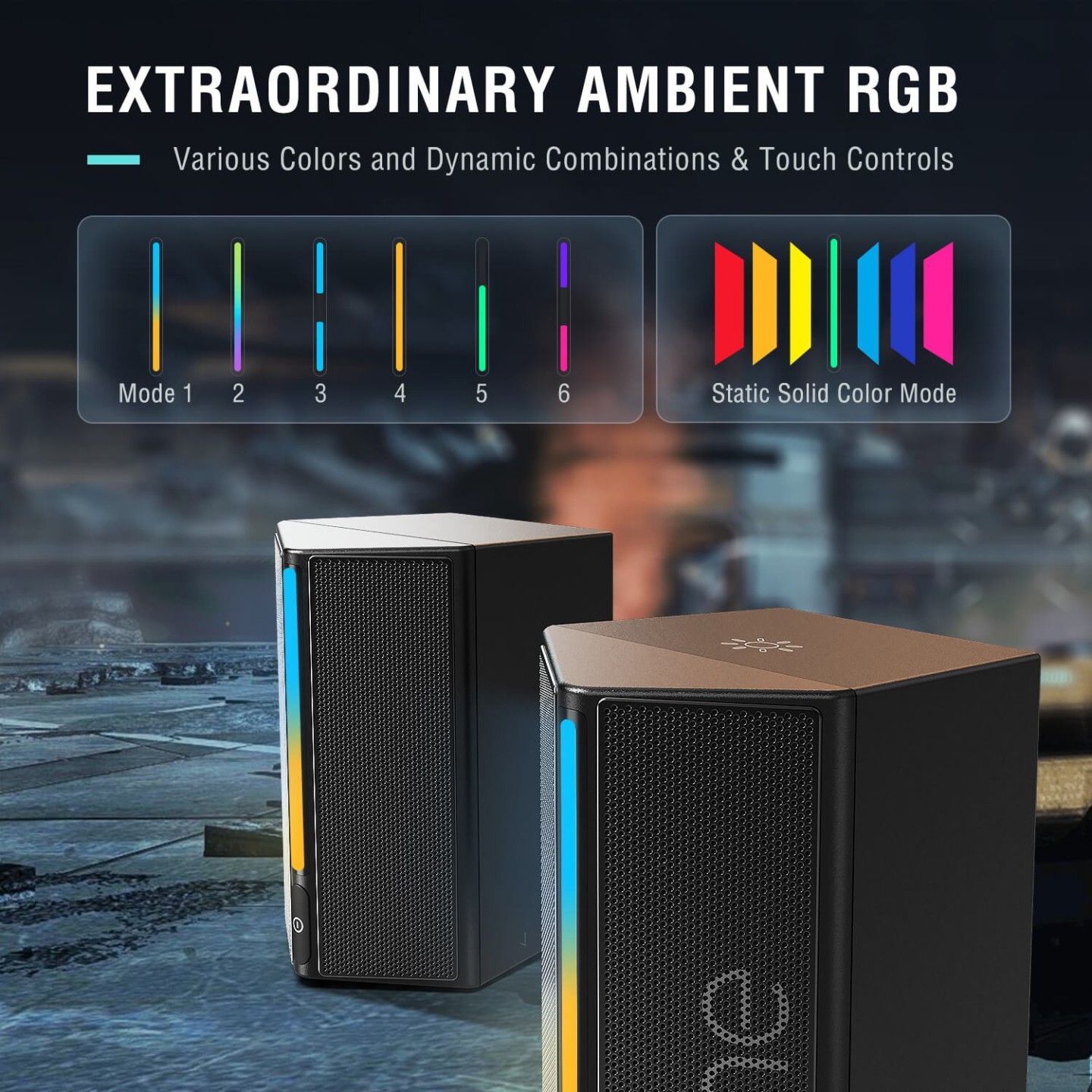 FIFINE AmpliGame A20 – Enceintes gaming 2.0 RGB