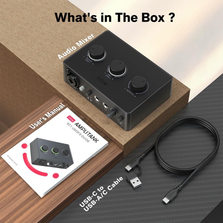 FIFINE AmpliTank Ampli1/SC1 – Interface audio USB