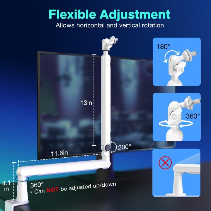 FIFINE BM88 – Bras articulé de micro à profil bas