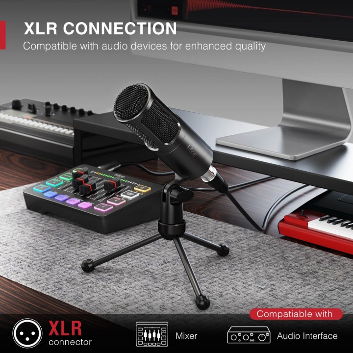 FIFINE K669D – Micro dynamique XLR