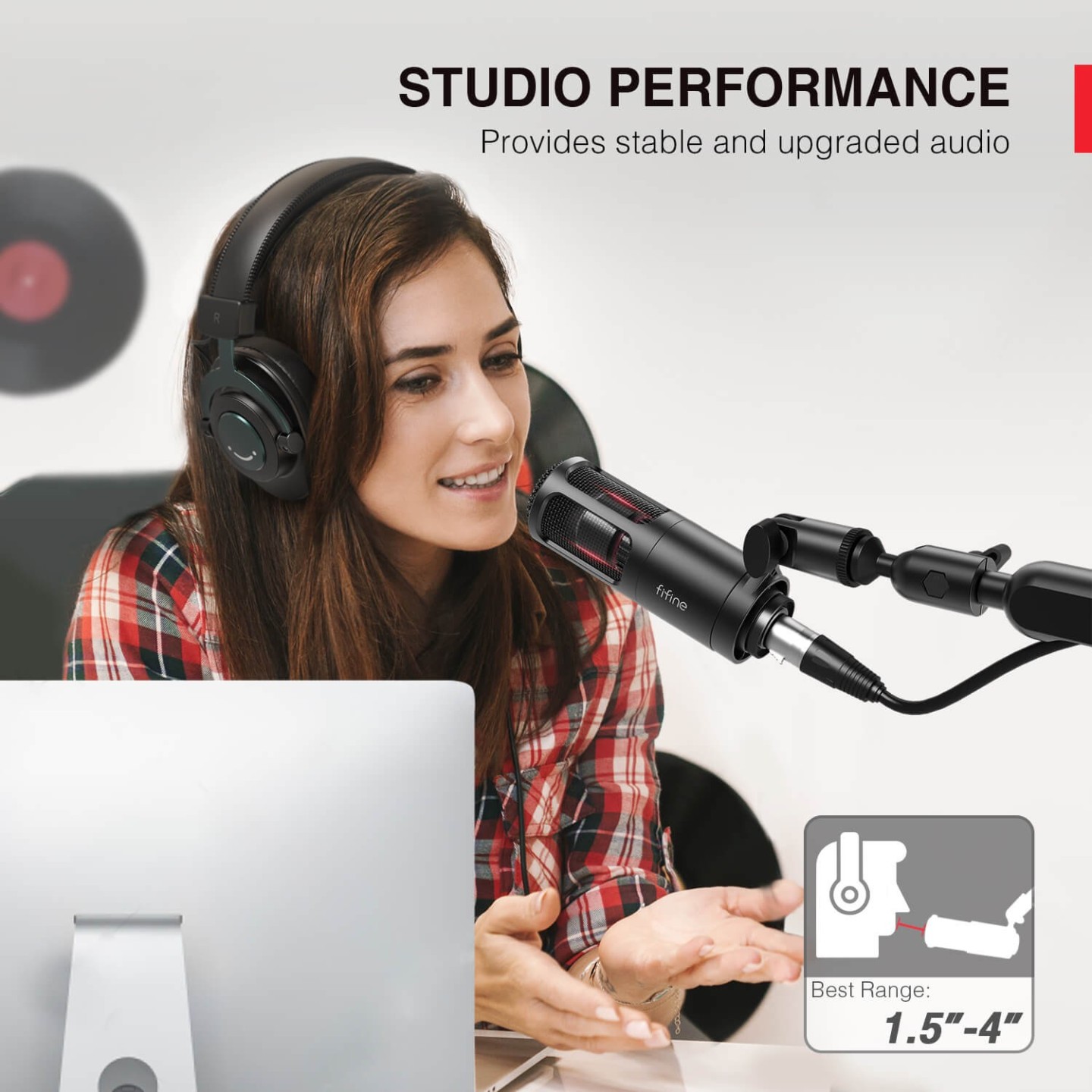 FIFINE K669D – Micro dynamique XLR