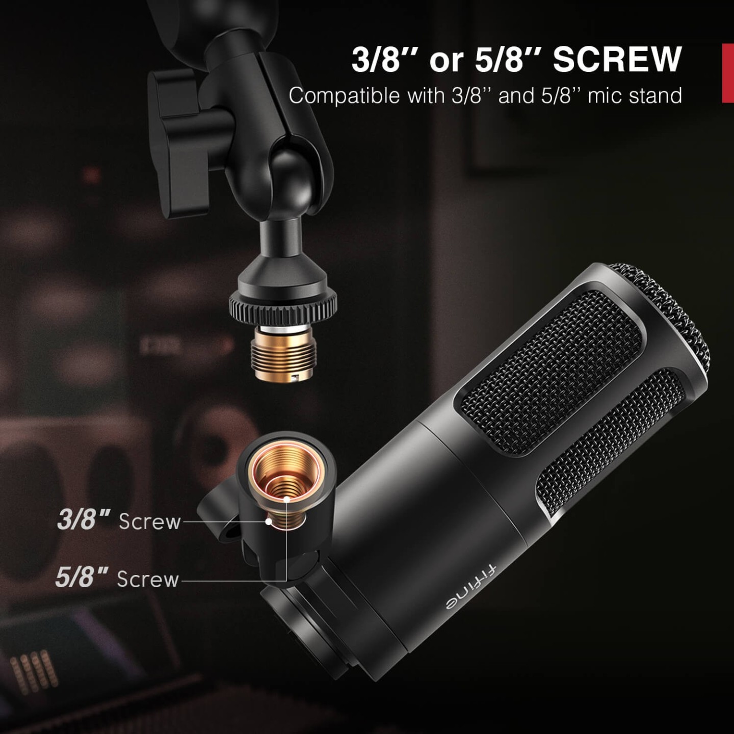 FIFINE K669D – Micro dynamique XLR
