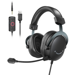 FIFINE AmpliGame H9 – Casque gaming filaire USB/3,5 mm