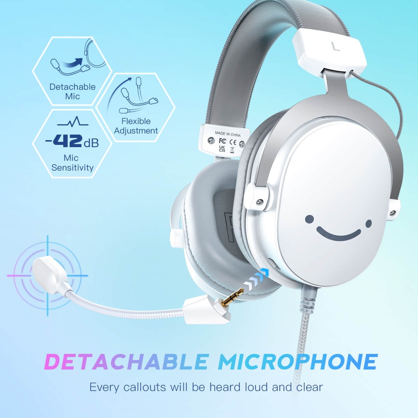 FIFINE AmpliGame H9 – Casque gaming filaire USB/3,5 mm