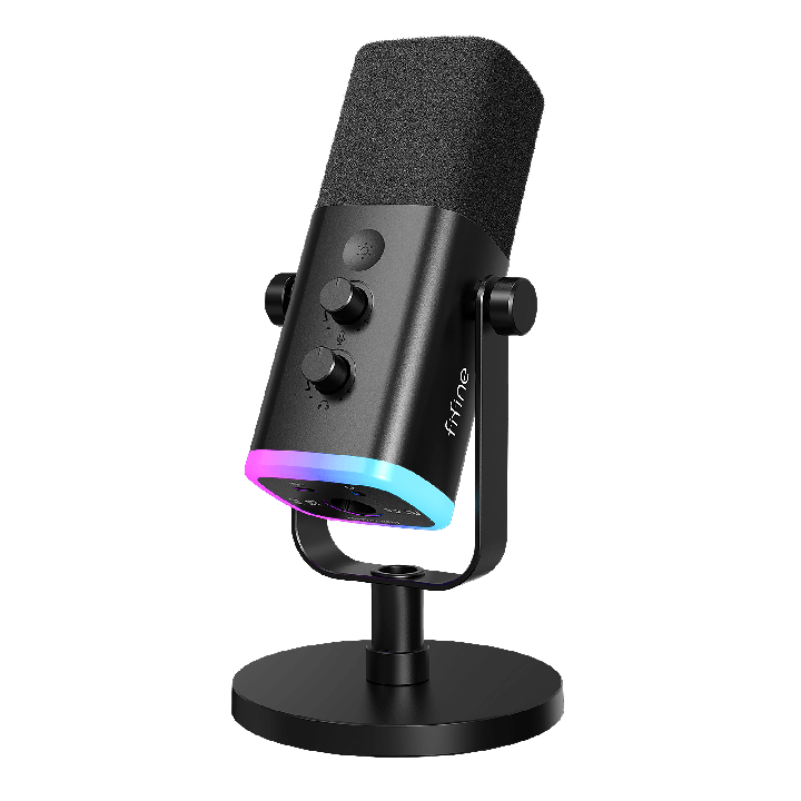 FIFINE AmpliGame AM8 – Micro dynamique USB/XLR RGB