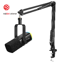FIFINE AmpliGame AM8 – Micro dynamique USB/XLR RGB