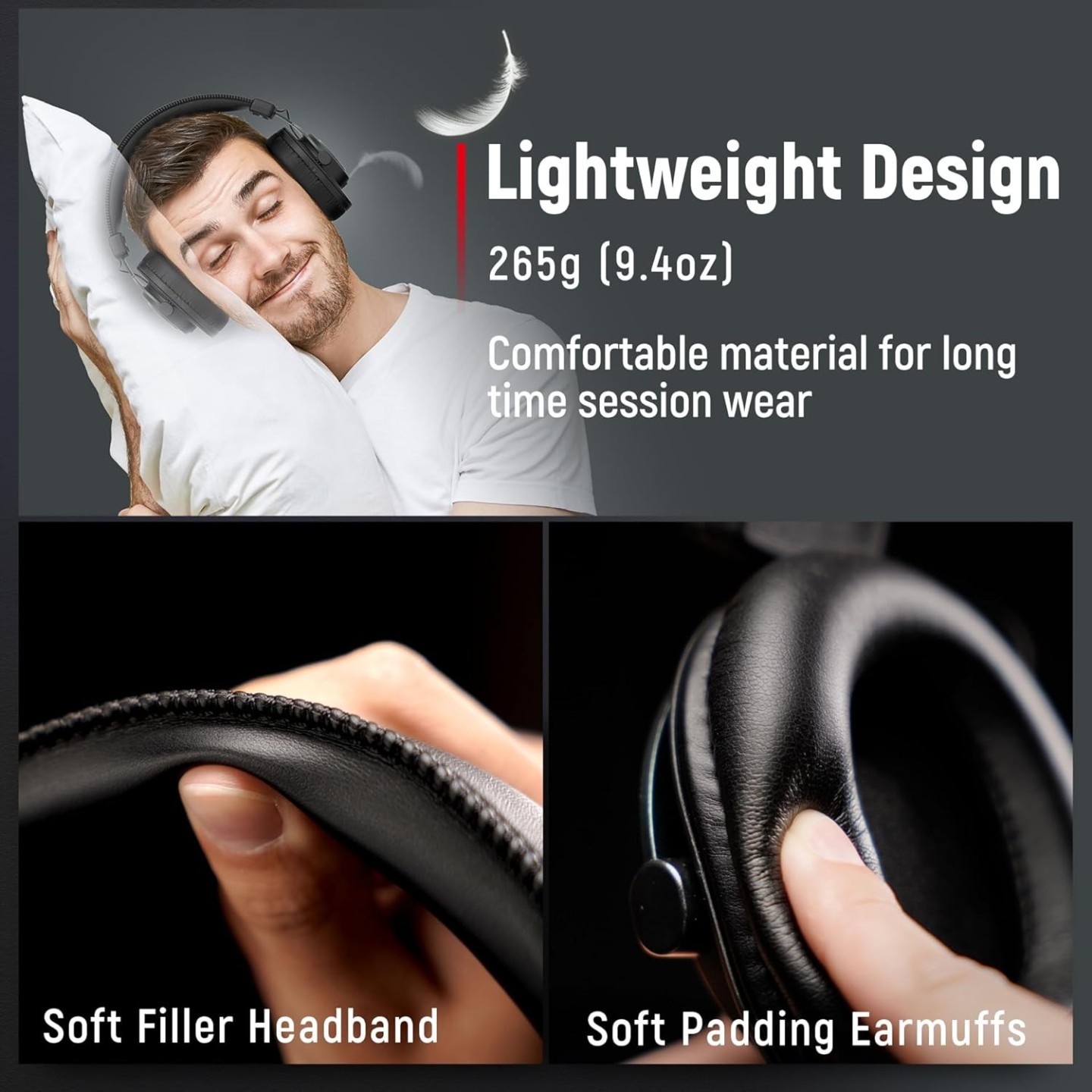 FIFINE H8 – Casque de studio 3,5 mm/6,35 mm