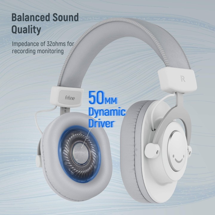 FIFINE H8 – Casque de studio 3,5 mm/6,35 mm