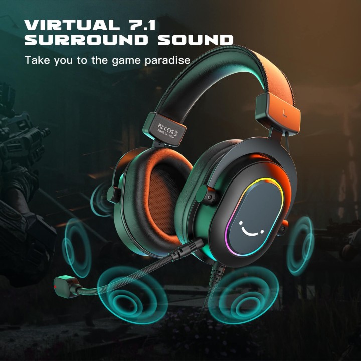 FIFINE AmpliGame H6 – Casque gaming filaire USB