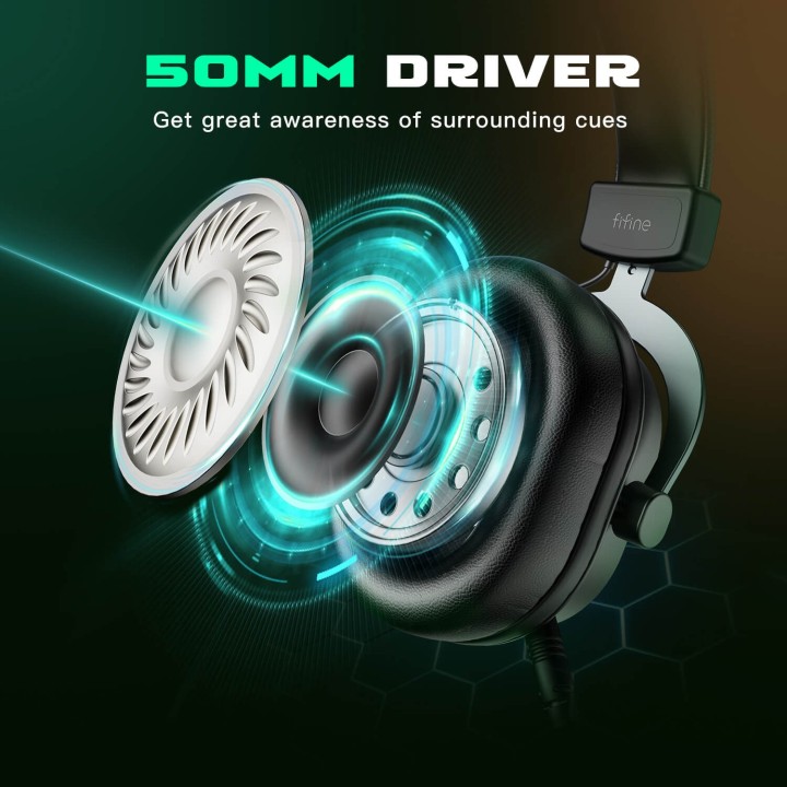 FIFINE AmpliGame H6 – Casque gaming filaire USB