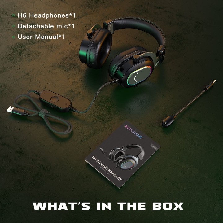 FIFINE AmpliGame H6 – Casque gaming filaire USB