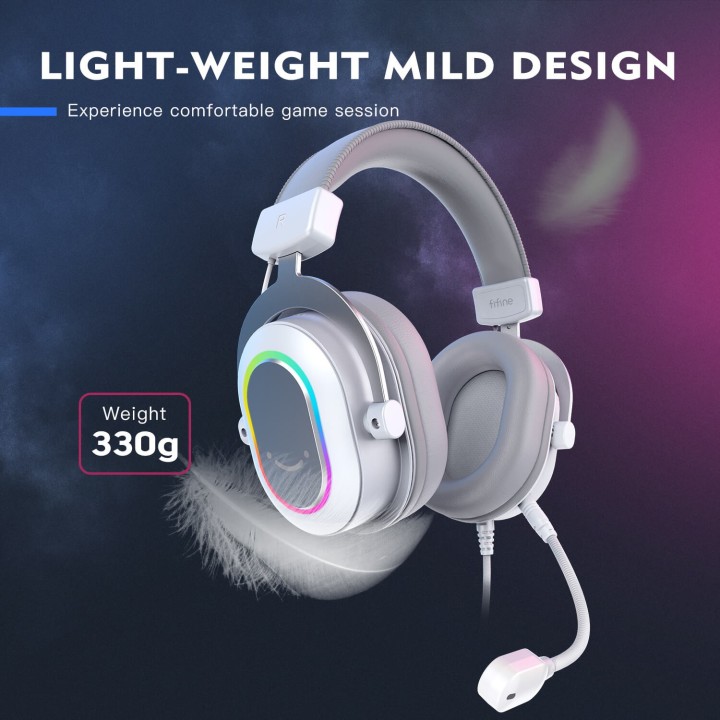 FIFINE AmpliGame H6 – Casque gaming filaire USB