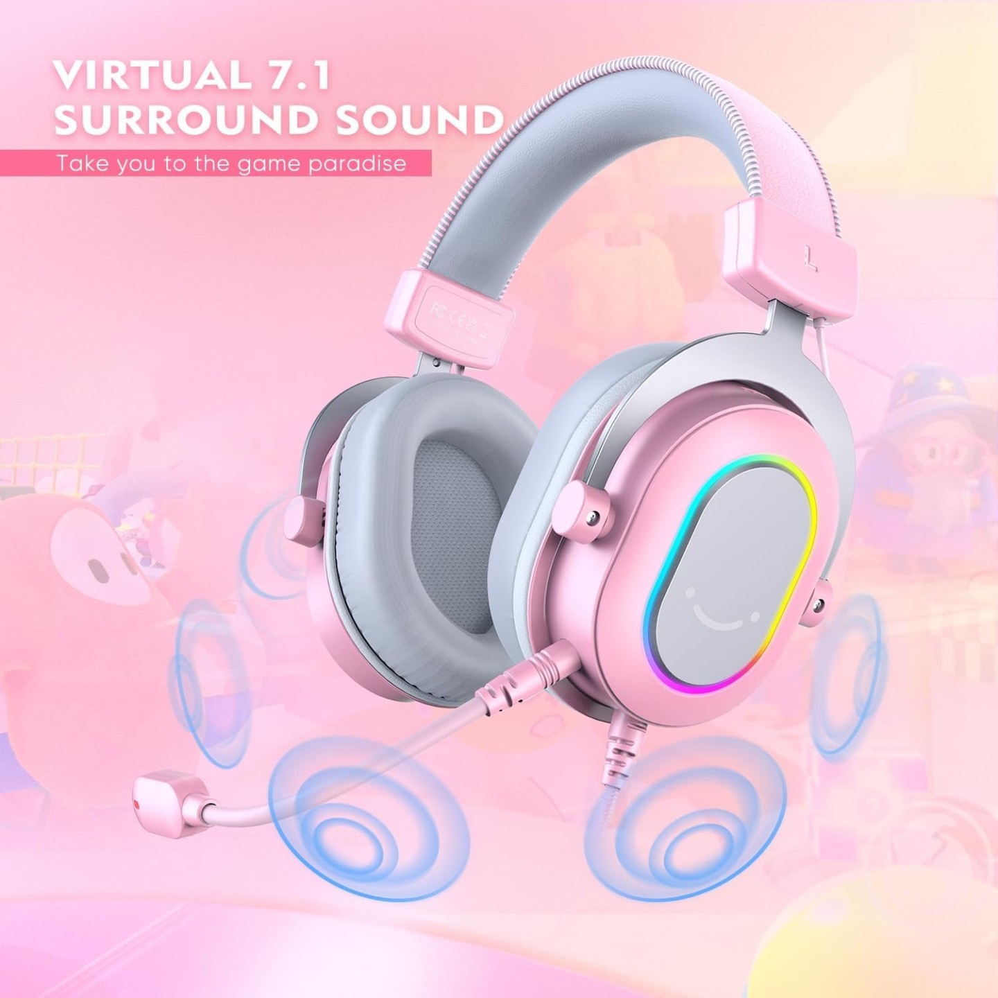 FIFINE AmpliGame H6 – Casque gaming filaire USB