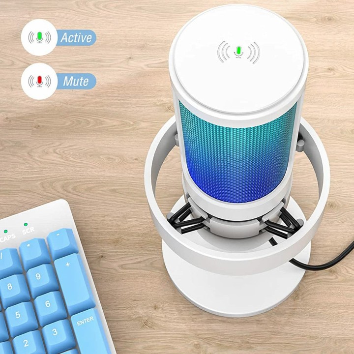 FIFINE AmpliGame A8 – Micro USB à condensateur RGB