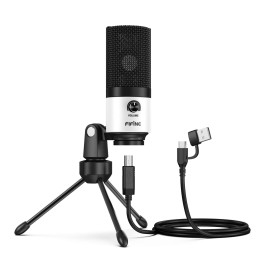 FIFINE K669B – Micro à condensateur USB avec trépied