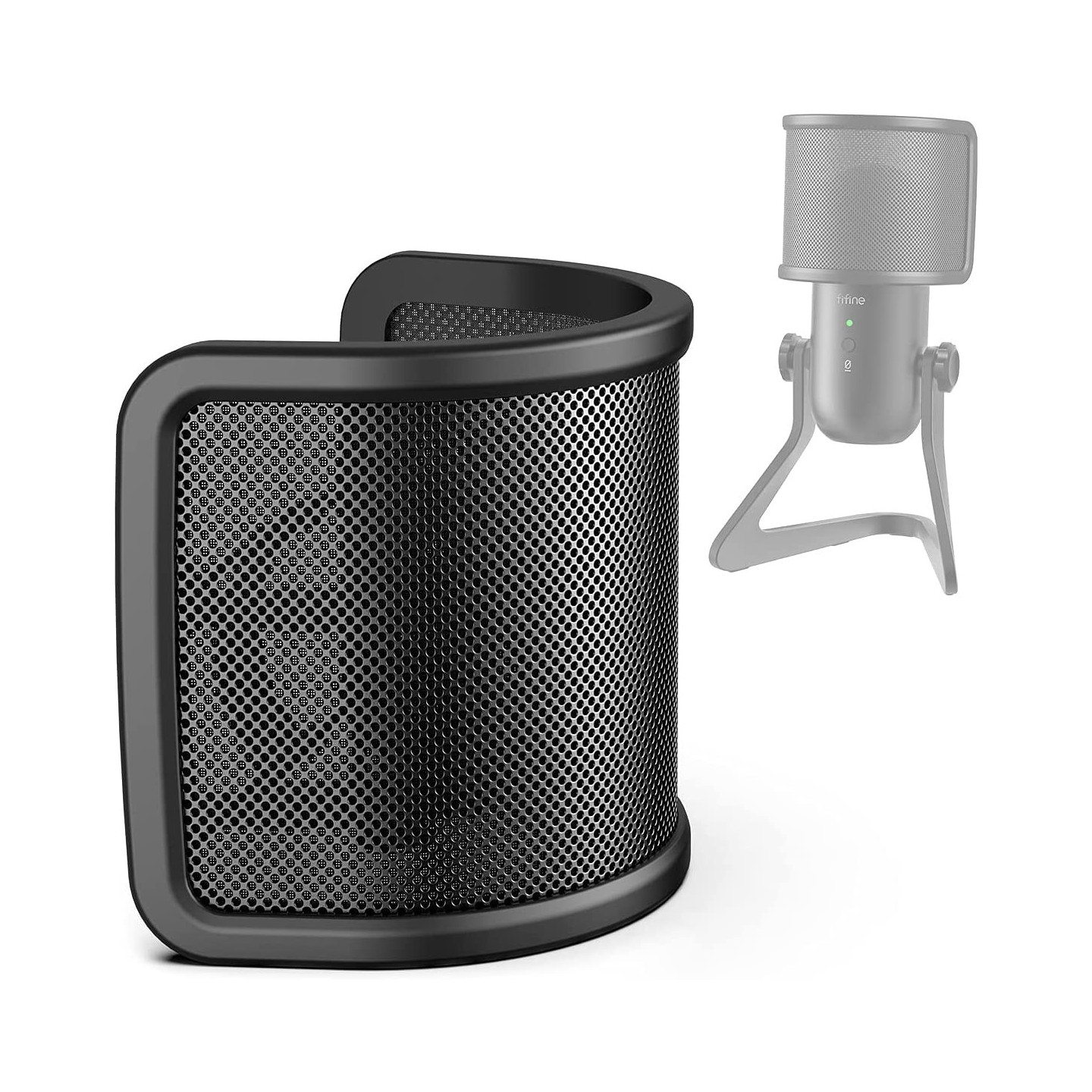 FIFINE U1 – Filtre anti-pop en U à maille métallique