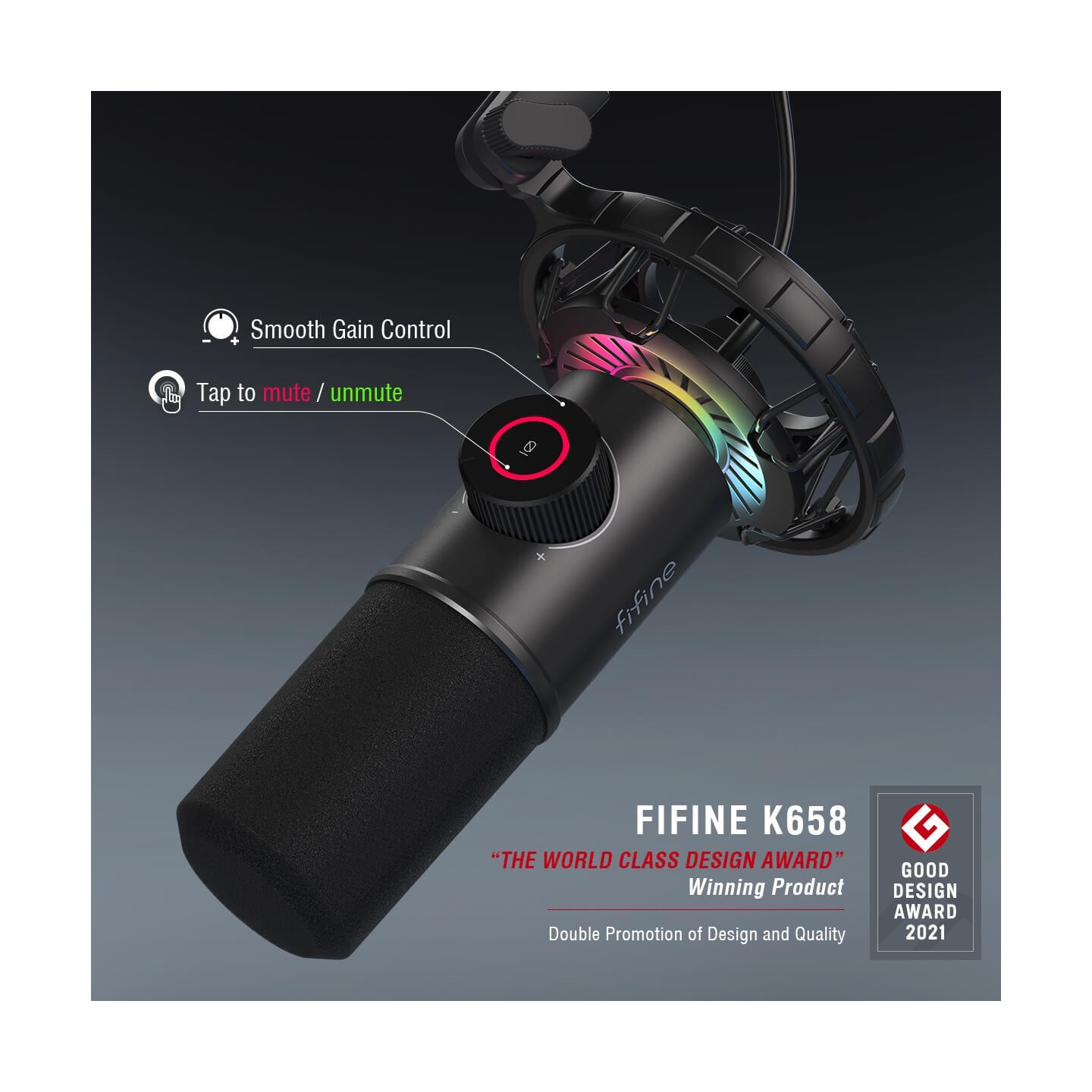 FIFINE K658 – Micro dynamique USB