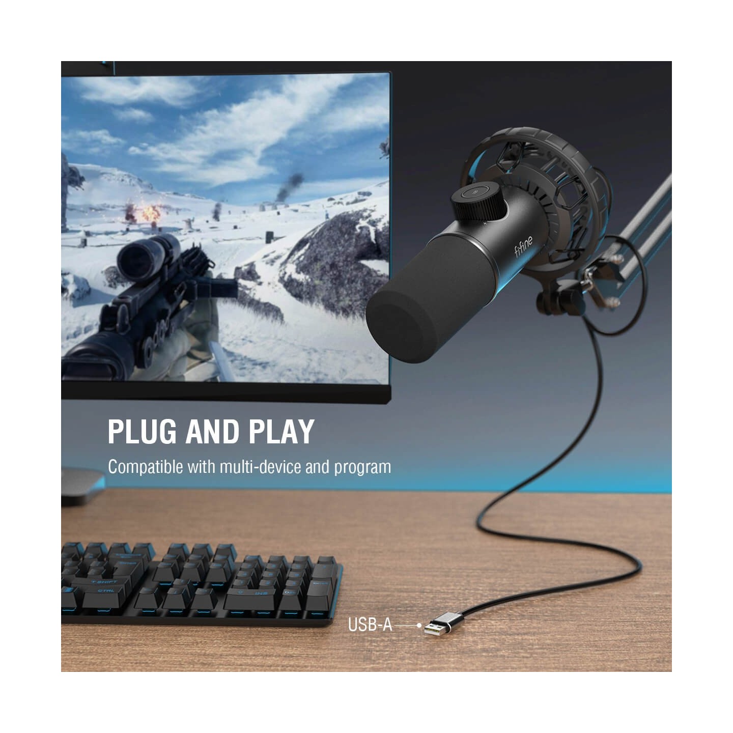 FIFINE K658 – Micro dynamique USB
