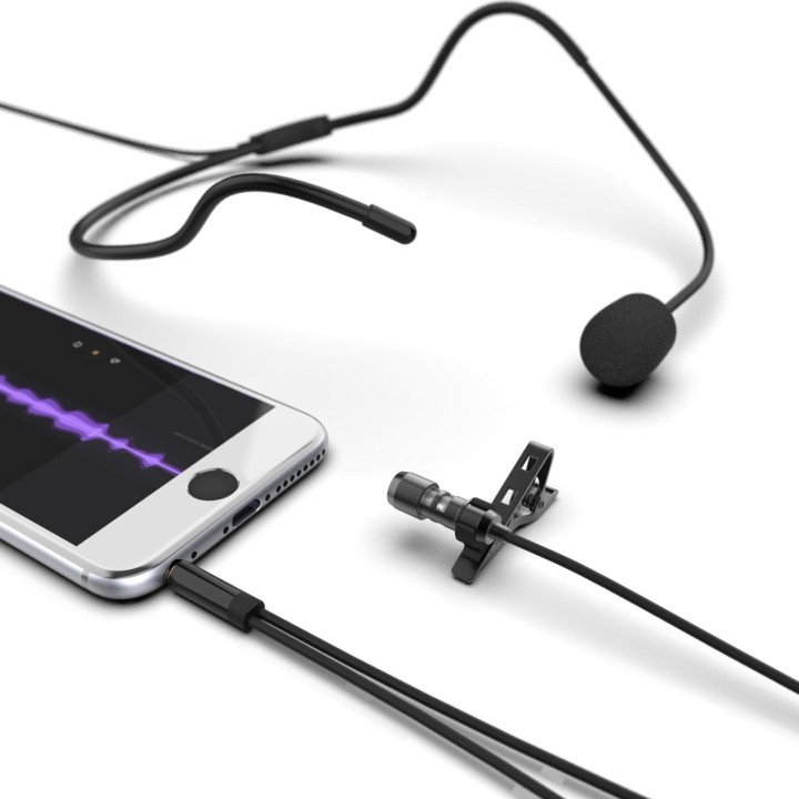 FIFINE C1 – Micro-cravate avec rallonge et répartiteur en Y