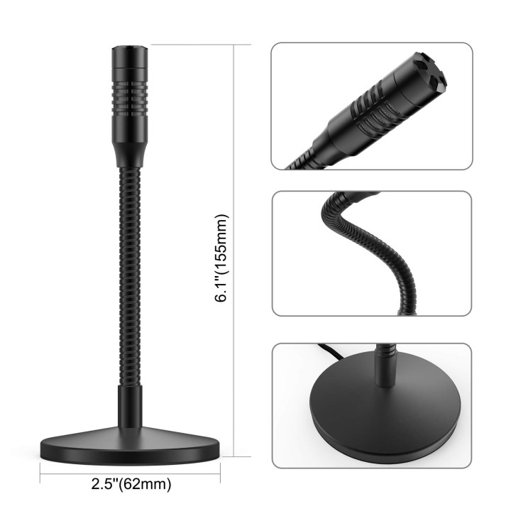FIFINE K050 – Mini micro à condensateur USB à col de cygne