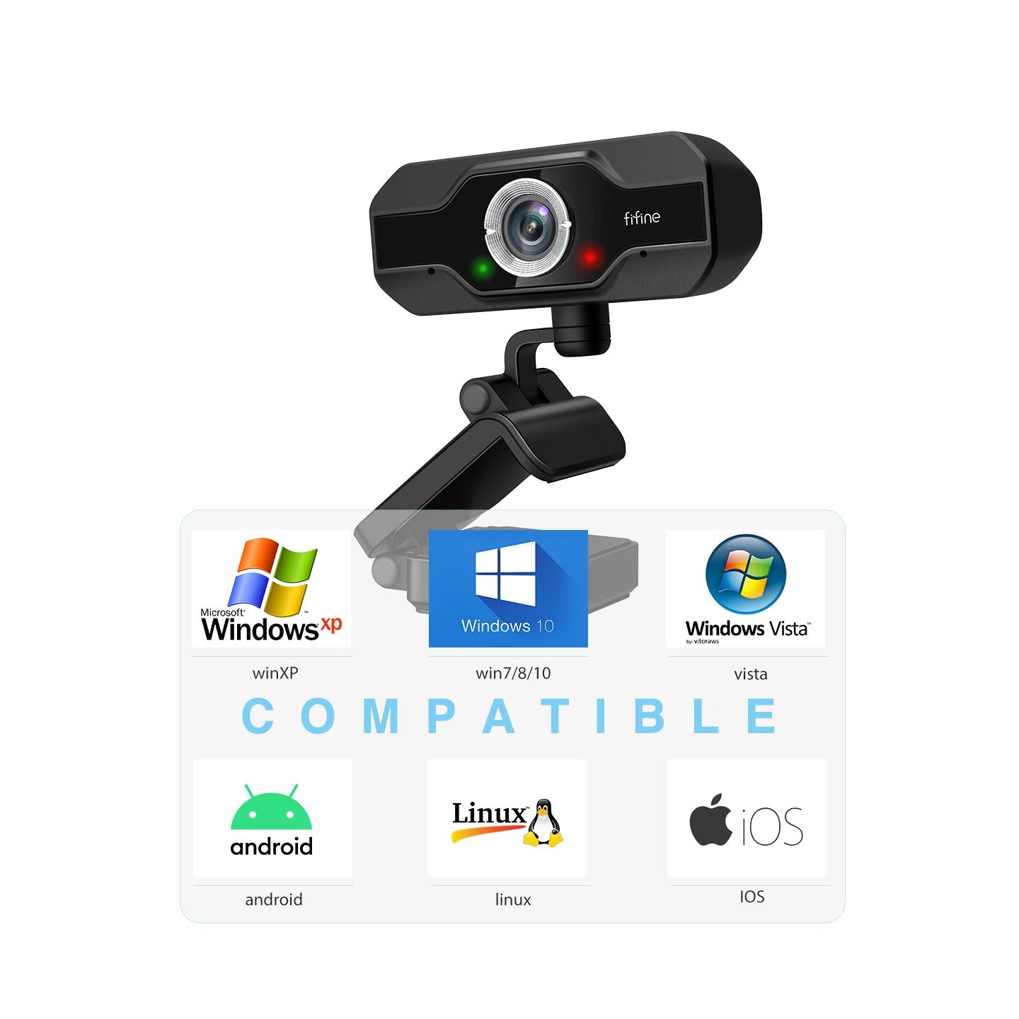 FIFINE K432 – Webcam USB Full HD 1080p