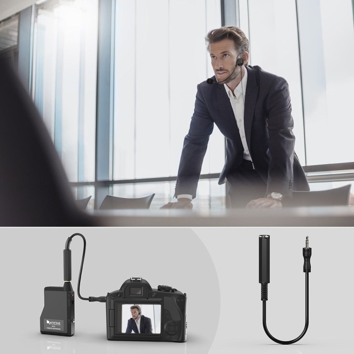 FIFINE K037B – Système sans fil avec micro-cravate et micro-casque